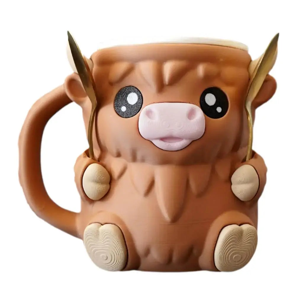 Highland Cow Ice Cream Holder™
