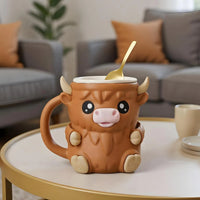 Highland Cow Ice Cream Holder™